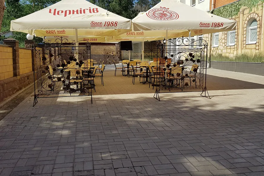 Гриль-бар "Рим" Приднепровск летняя площадка