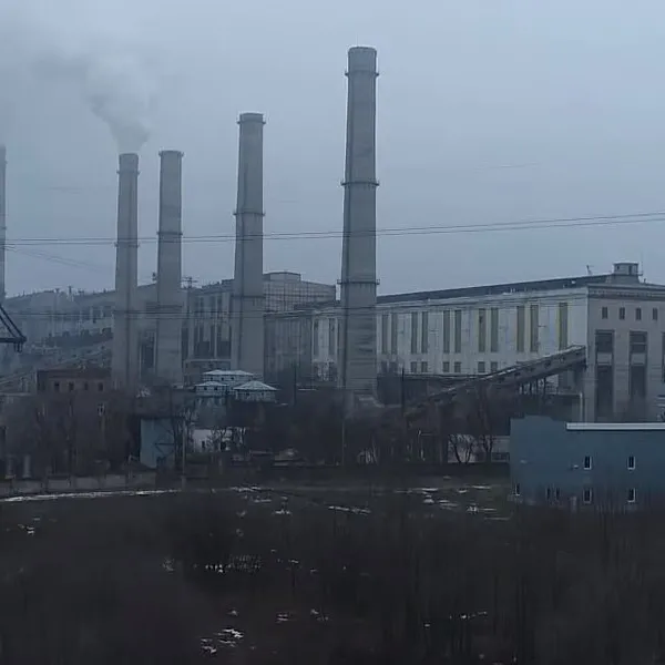 Днепровский Сайлент Хилл: как Приднепровская ТЭС выглядит с высоты